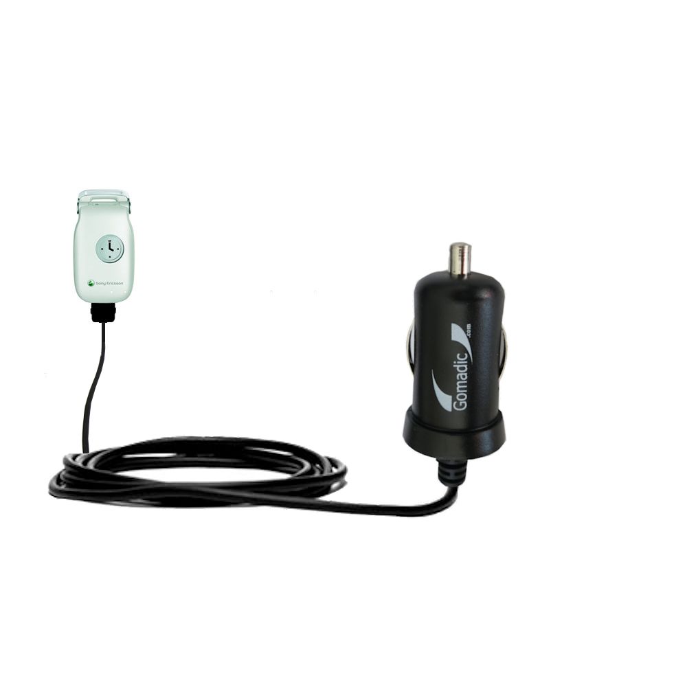 Mini Car Charger compatible with the Sony Ericsson Z208