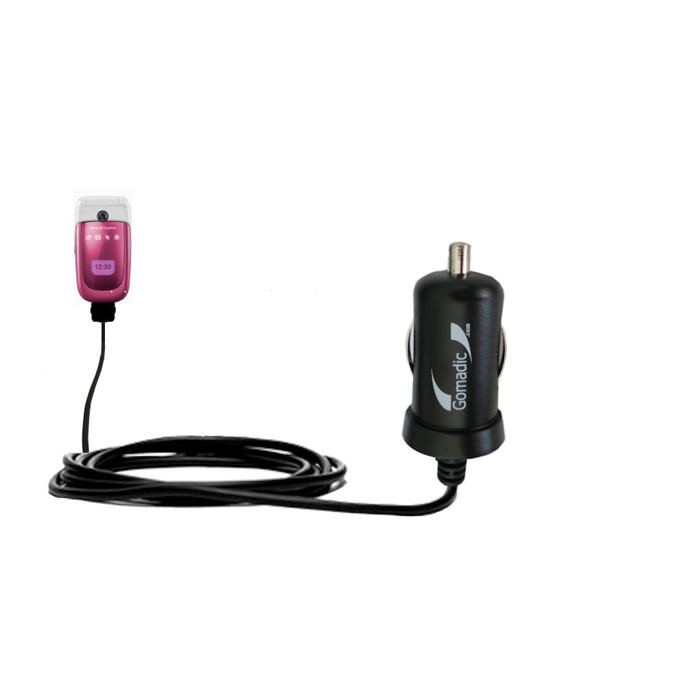 Mini Car Charger compatible with the Sony Ericsson z310i