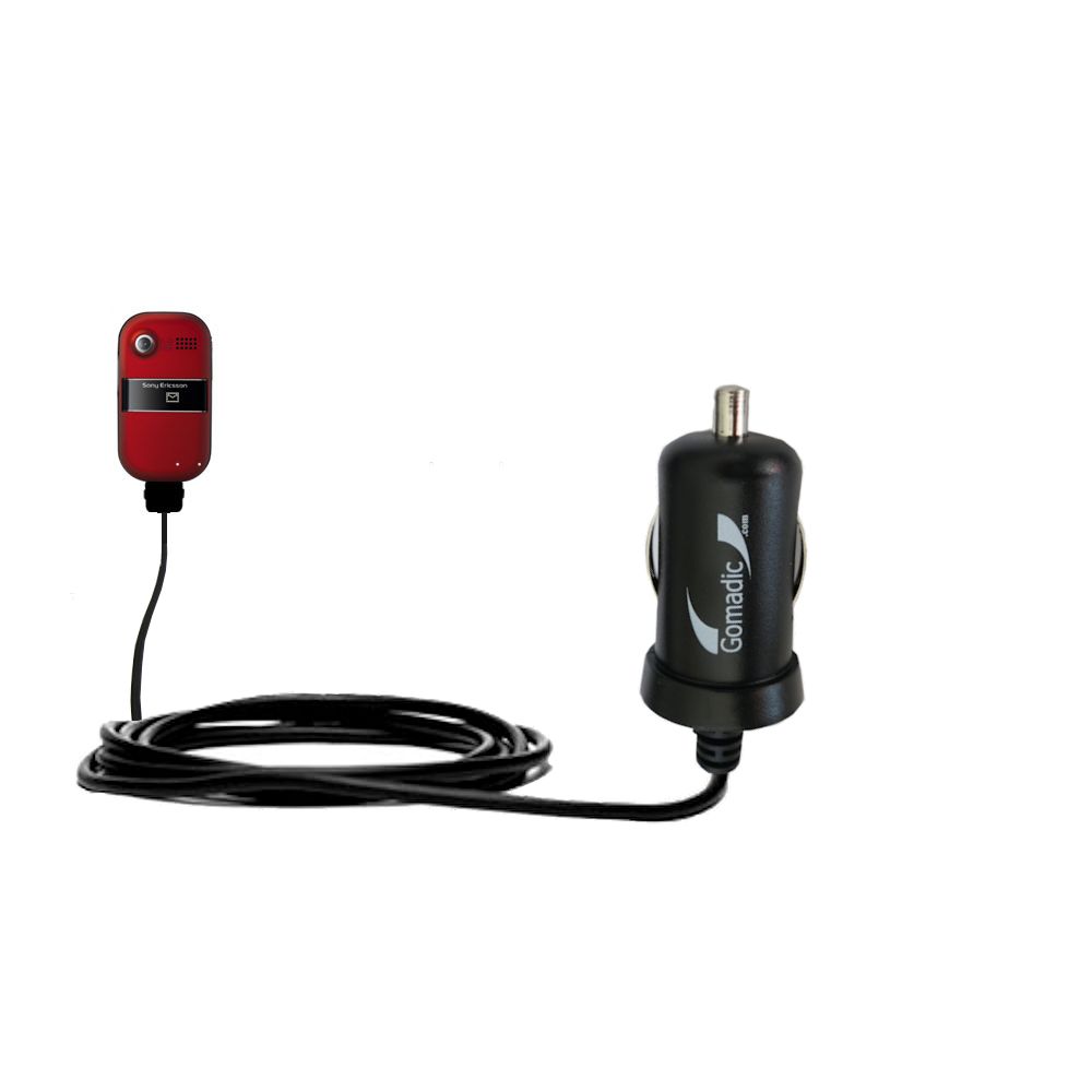 Mini Car Charger compatible with the Sony Ericsson z320i