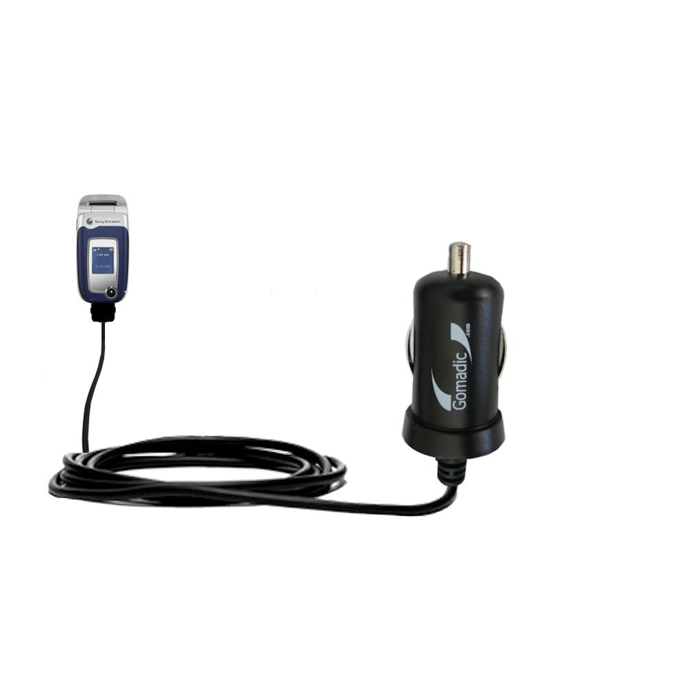Mini Car Charger compatible with the Sony Ericsson Z520a / Z520 / Z520i