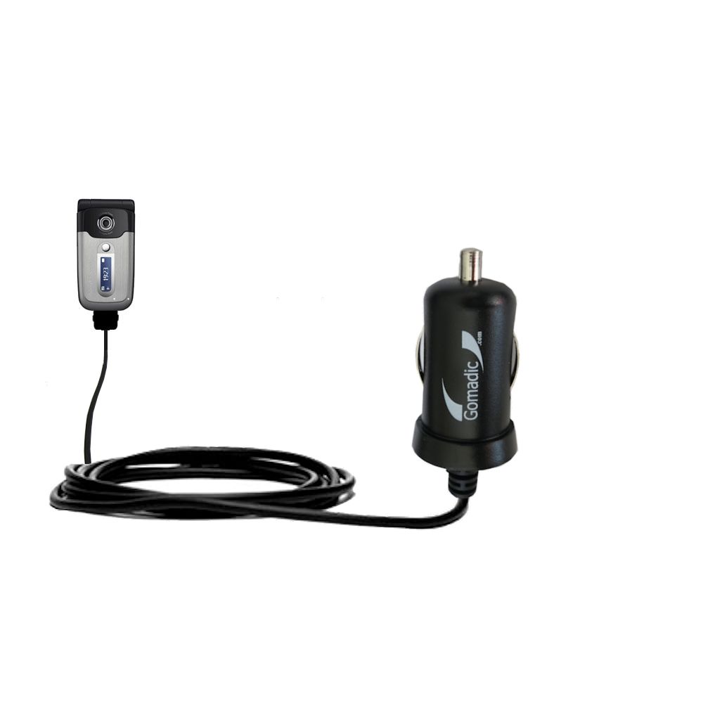 Mini Car Charger compatible with the Sony Ericsson Z550 Z550a Z550i