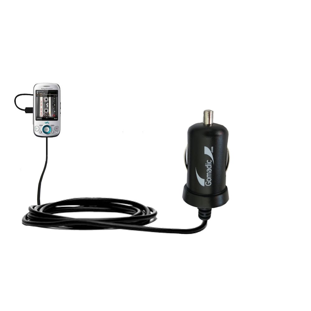 Mini Car Charger compatible with the Sony Ericsson Zylo