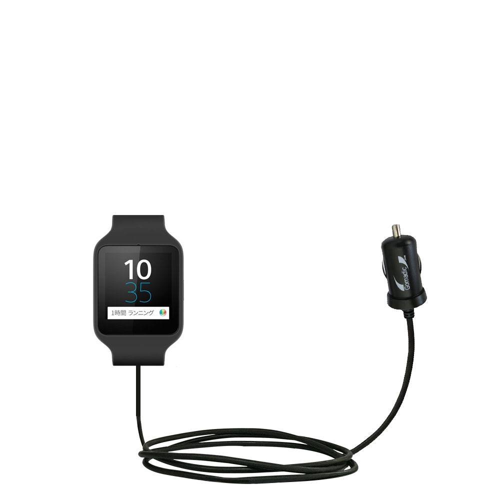Mini Car Charger compatible with the Sony SWR50