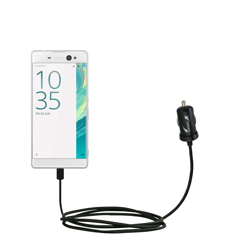 Mini Car Charger compatible with the Sony Xperia XA Ultra