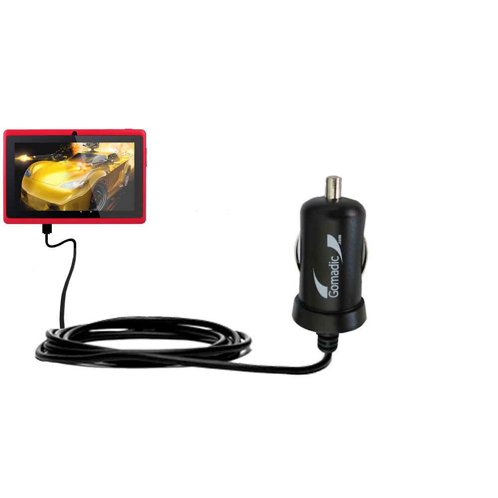 Mini Car Charger compatible with the Tablet Express Dragon Touch 9 inch A13 MID948B