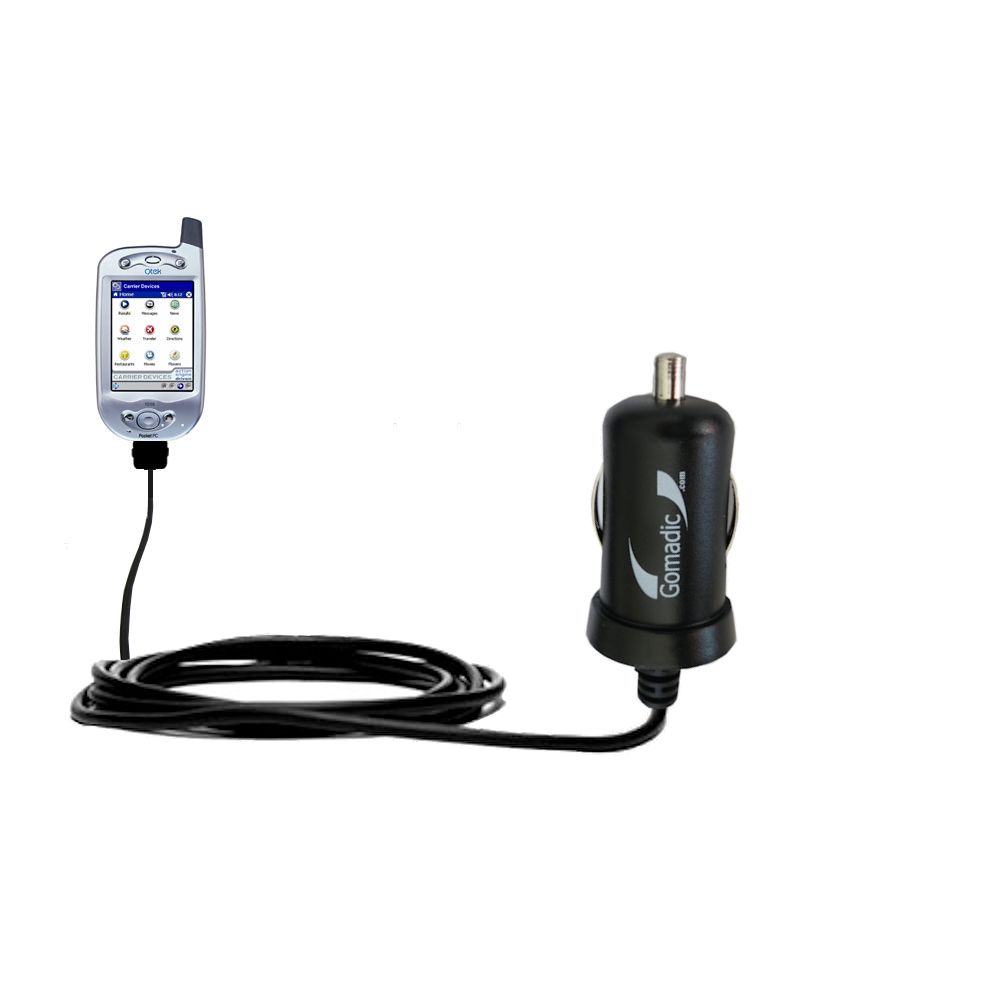 Mini Car Charger compatible with the T-Mobile Pocket PC Phone Edition