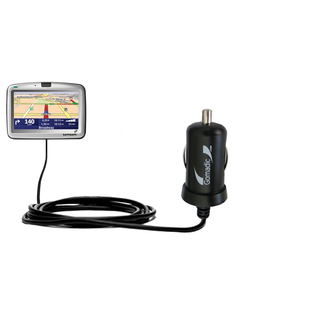 Mini Car Charger compatible with the TomTom Go 510