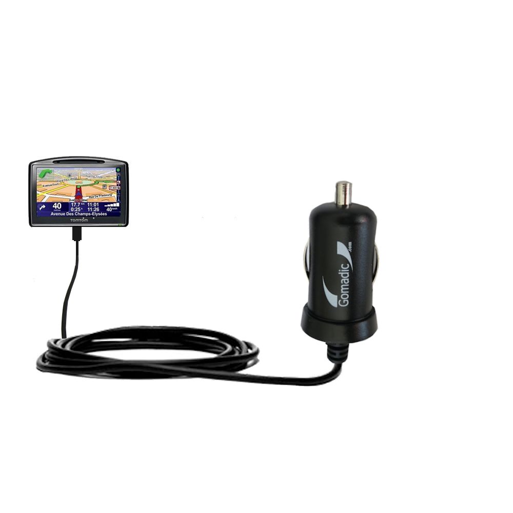 Mini Car Charger compatible with the TomTom GO 630