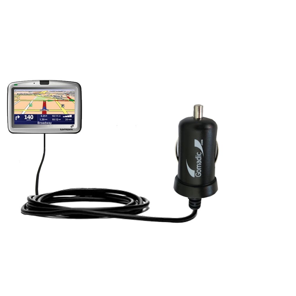 Mini Car Charger compatible with the TomTom Go 710