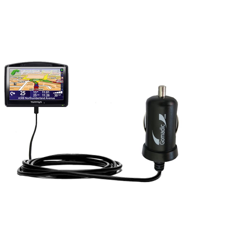 Mini Car Charger compatible with the TomTom Go 930