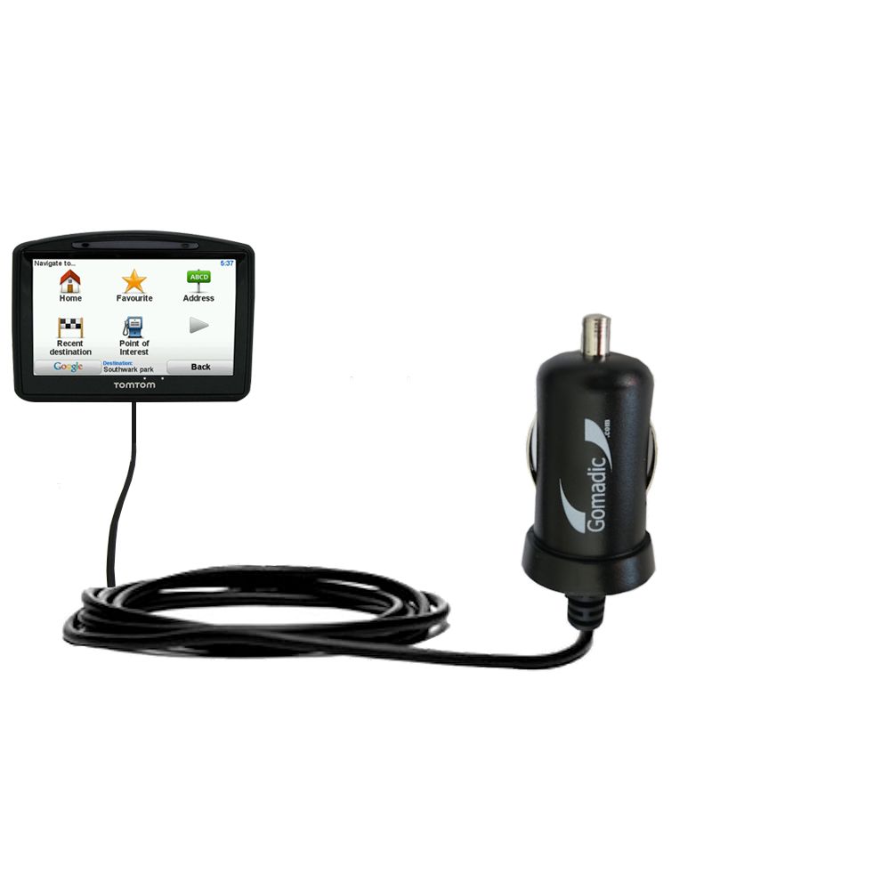 Mini Car Charger compatible with the TomTom GO 940