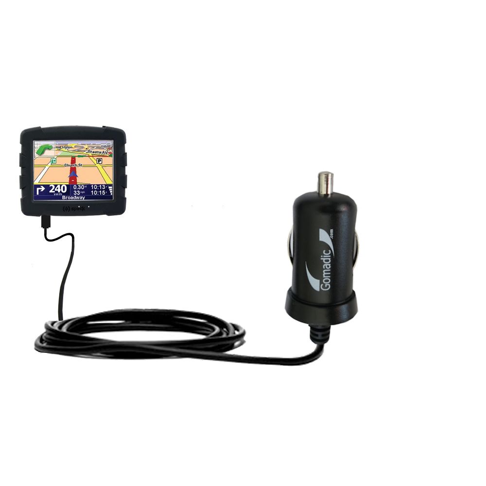Mini Car Charger compatible with the TomTom ONE 130