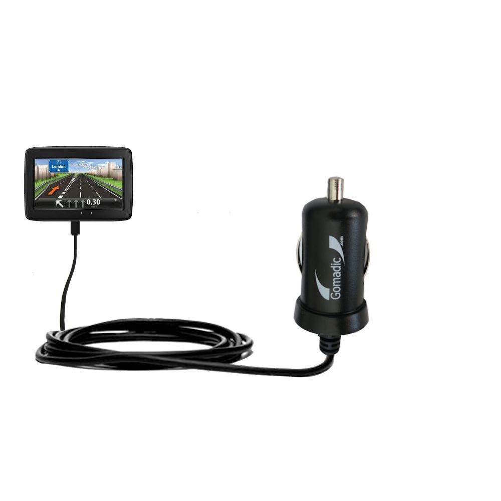 Mini Car Charger compatible with the TomTom Start Europe