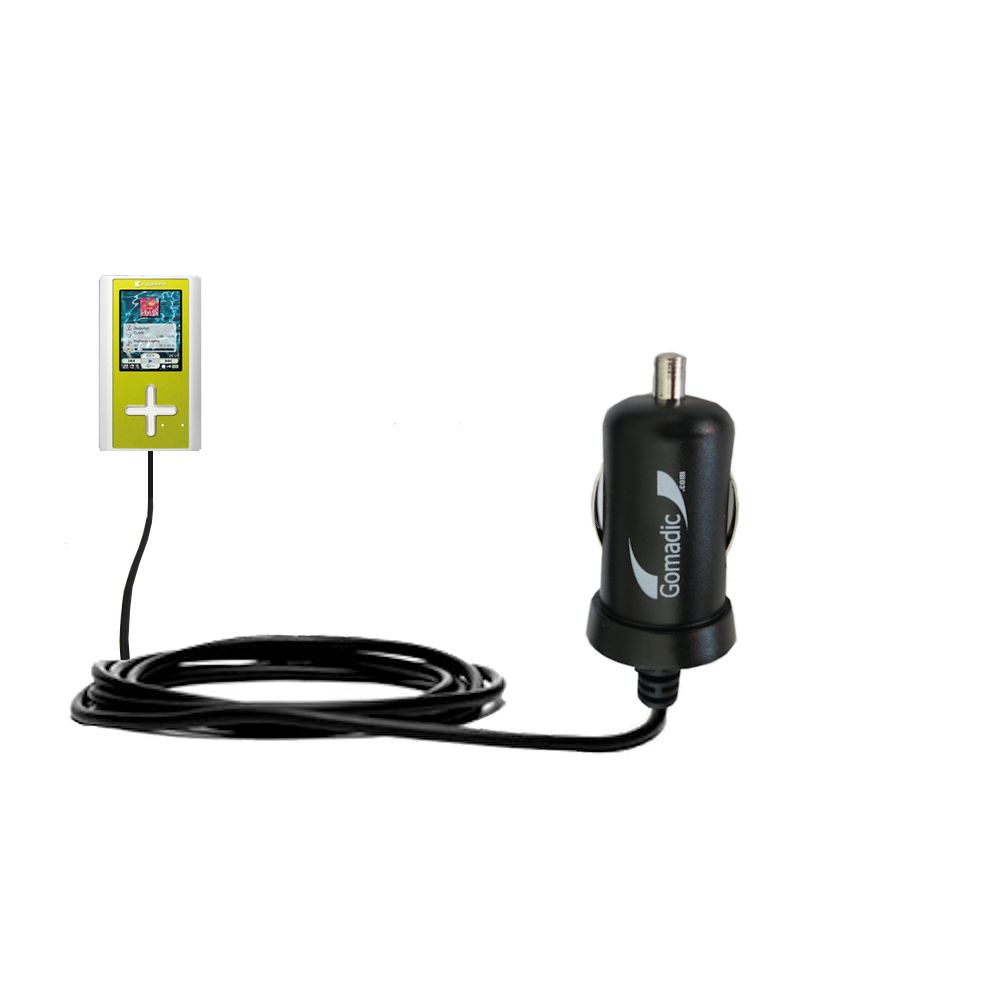 Mini Car Charger compatible with the Toshiba Gigabeat F10 MEGF10