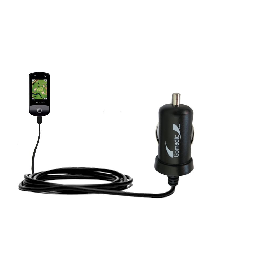 Mini Car Charger compatible with the uPro uPro GO Golf GPS