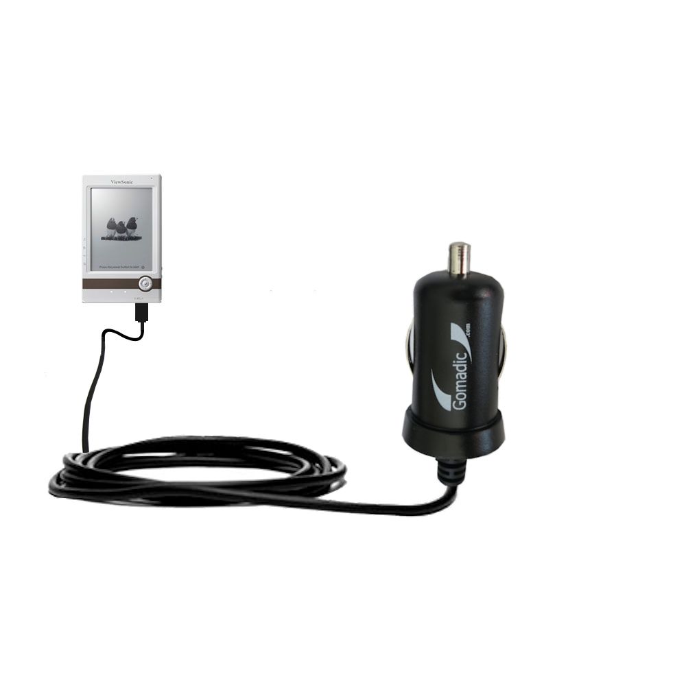 Mini Car Charger compatible with the ViewSonic VEB612