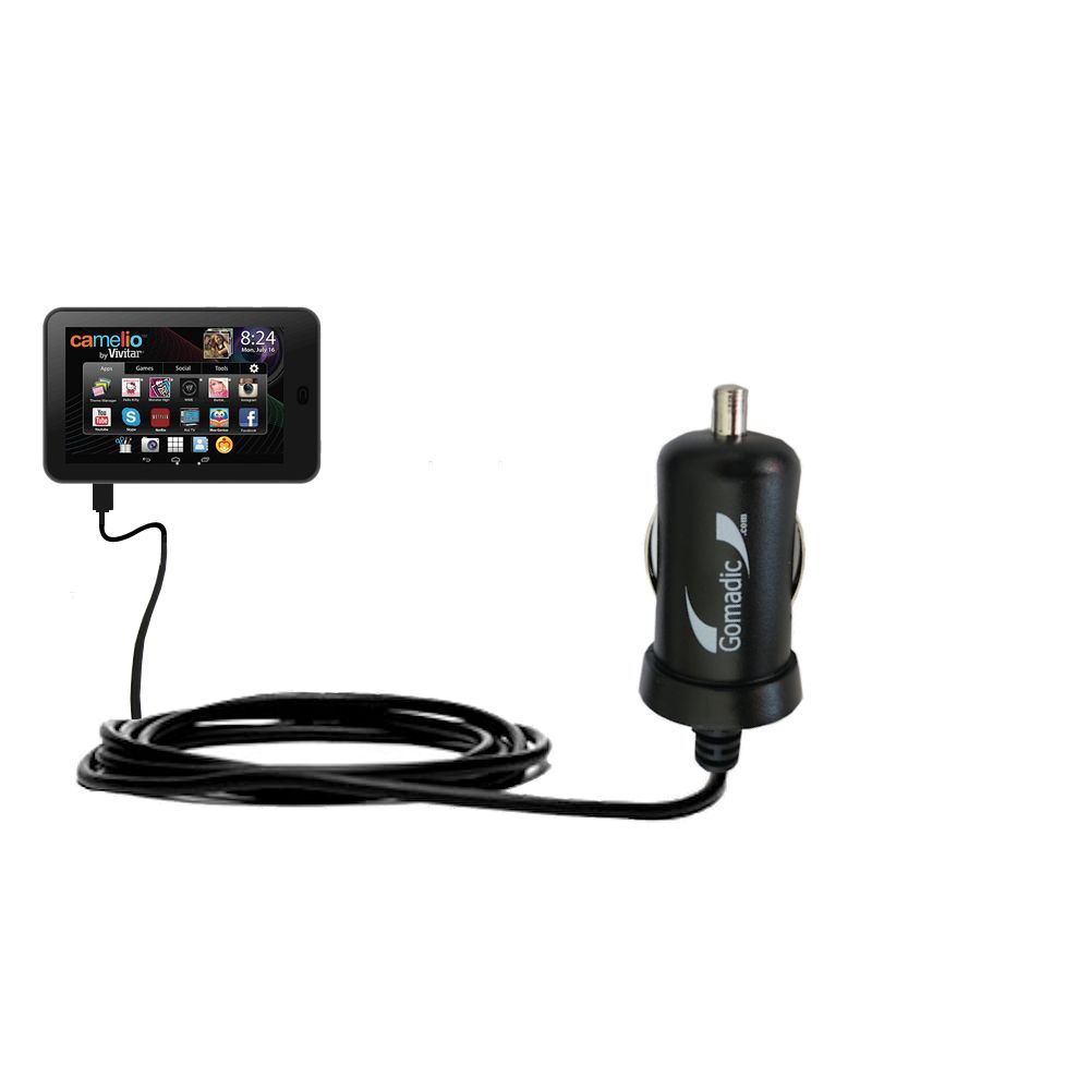 Mini Car Charger compatible with the Vivitar Camelio