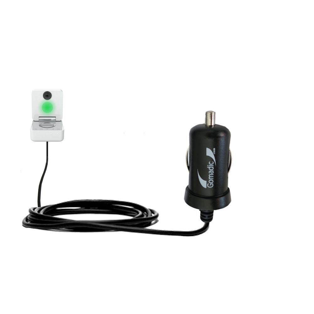 Mini Car Charger compatible with the Withings Smart Baby Monitor