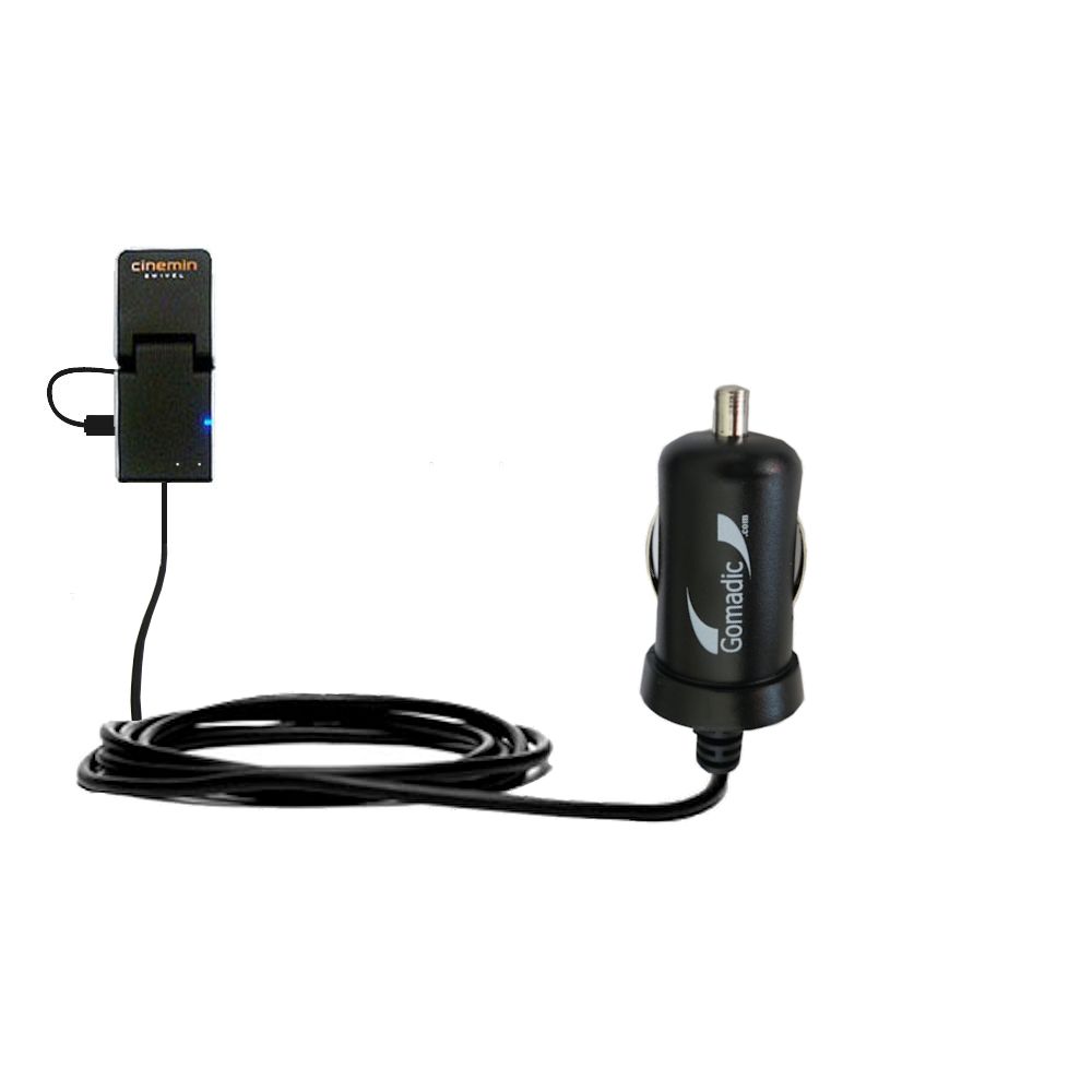 Mini Car Charger compatible with the Wowwee Cinemin Swivel