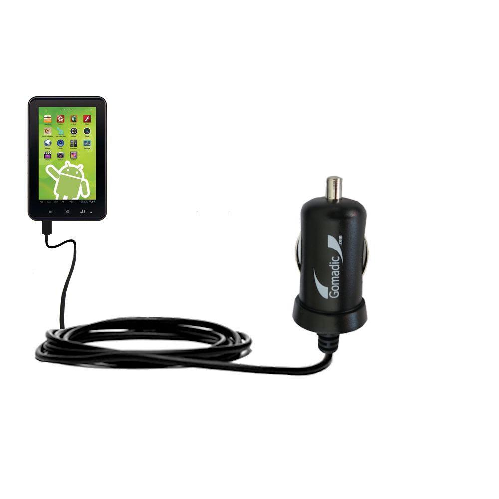 Mini Car Charger compatible with the Zeki 7 Tablet TB782B