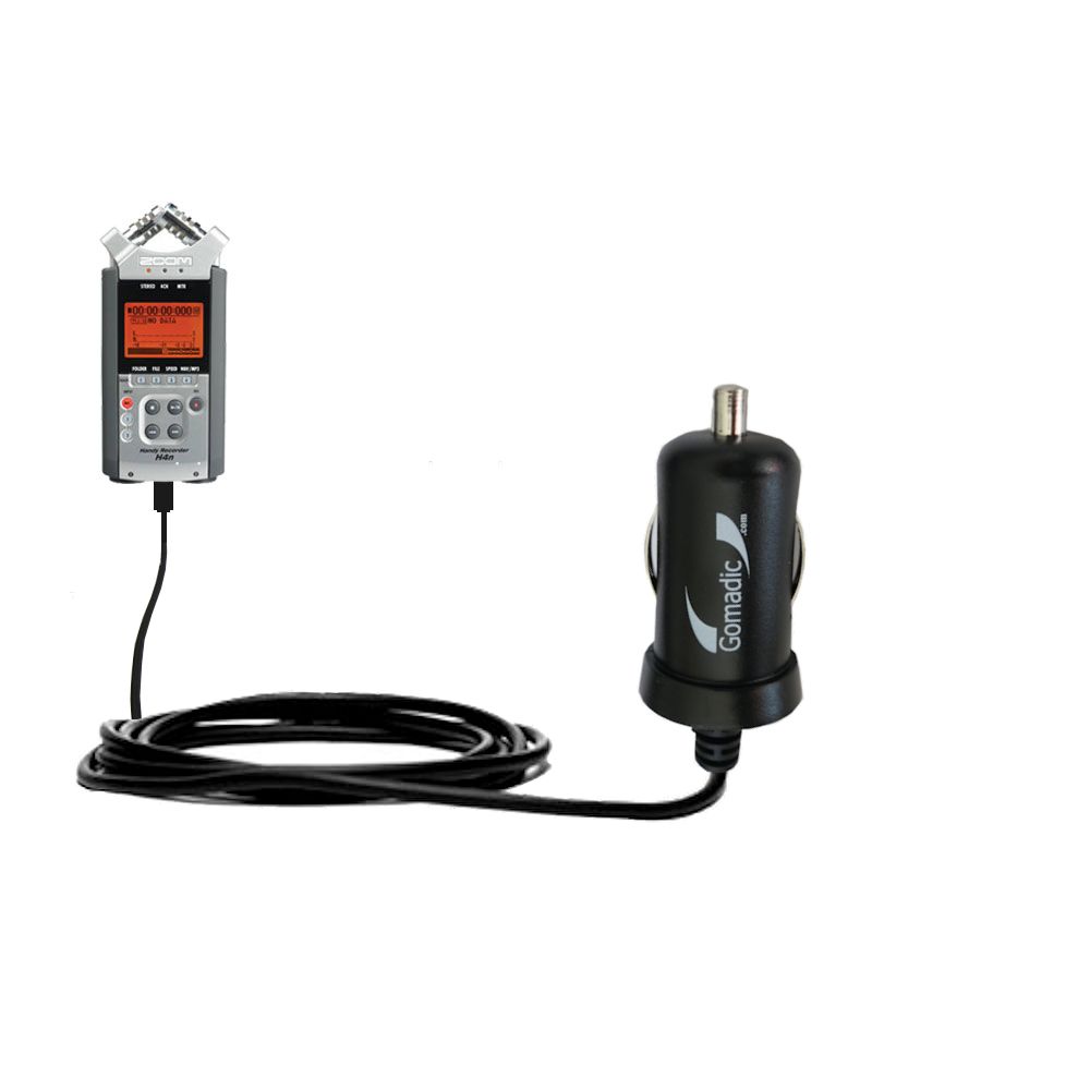 Mini Car Charger compatible with the Zoom H4n