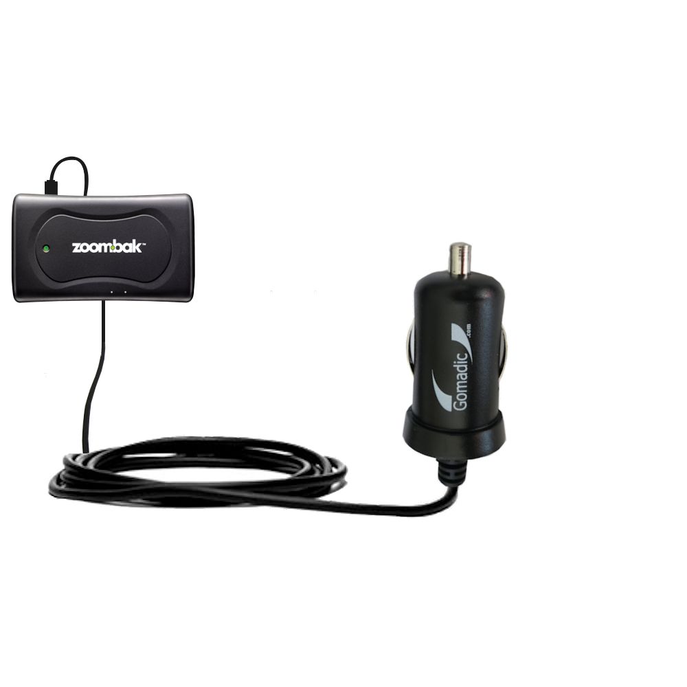 Mini Car Charger compatible with the Zoombak Advanced GPS Universal Locator