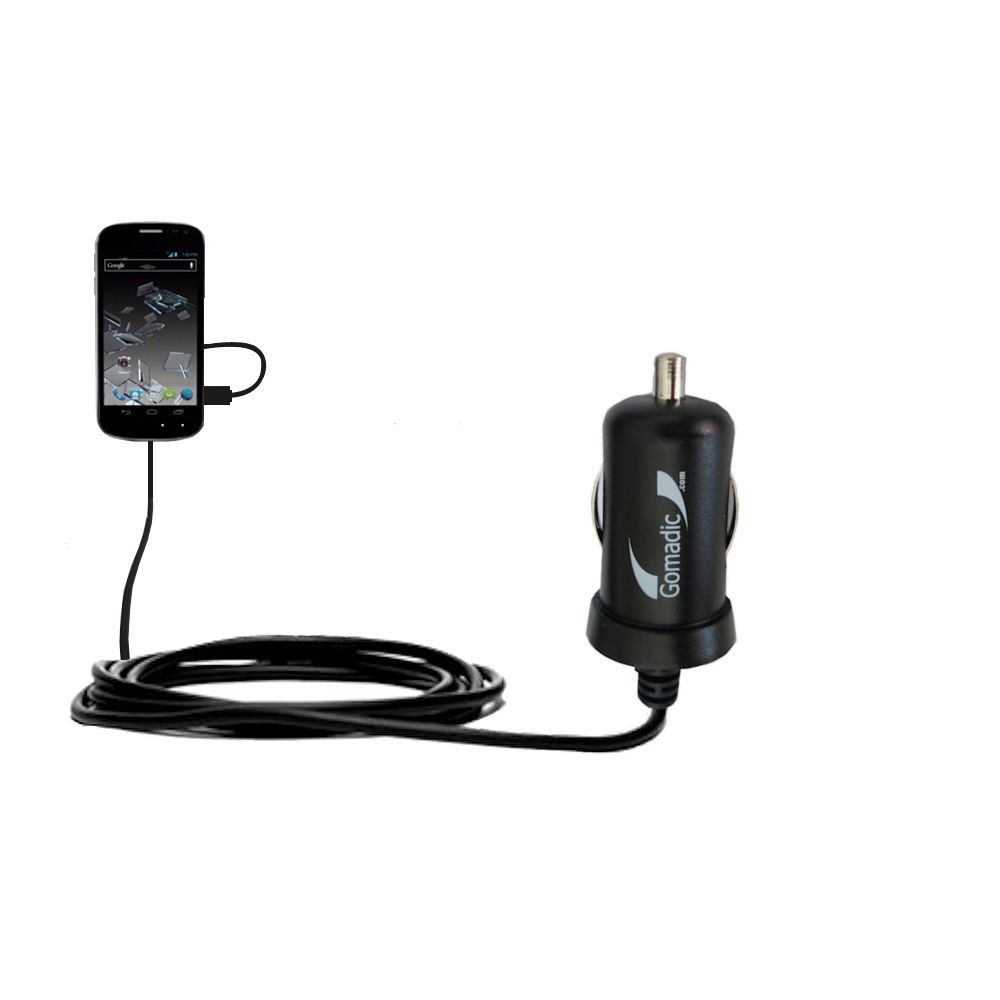 Mini Car Charger compatible with the ZTE Flash