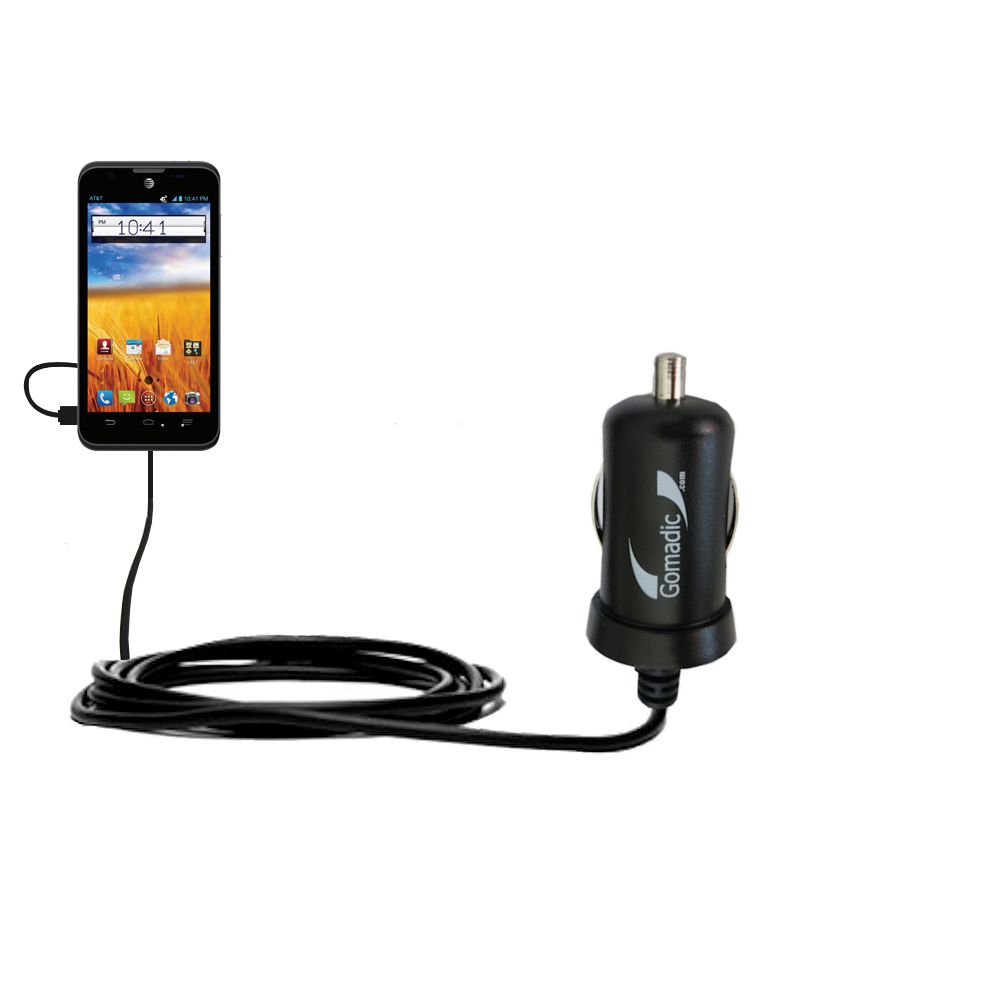 Mini Car Charger compatible with the ZTE Mustang Z998