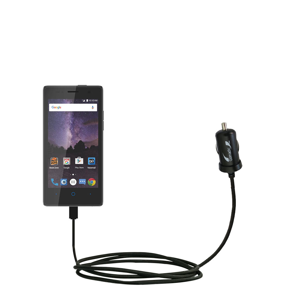 Mini Car Charger compatible with the ZTE Tempo