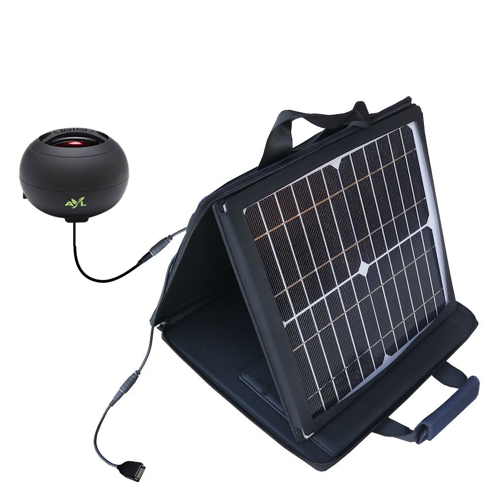 SunVolt Solar Charger compatible with the AYL SPK001 and one other device - charge from sun at wall outlet-like speed