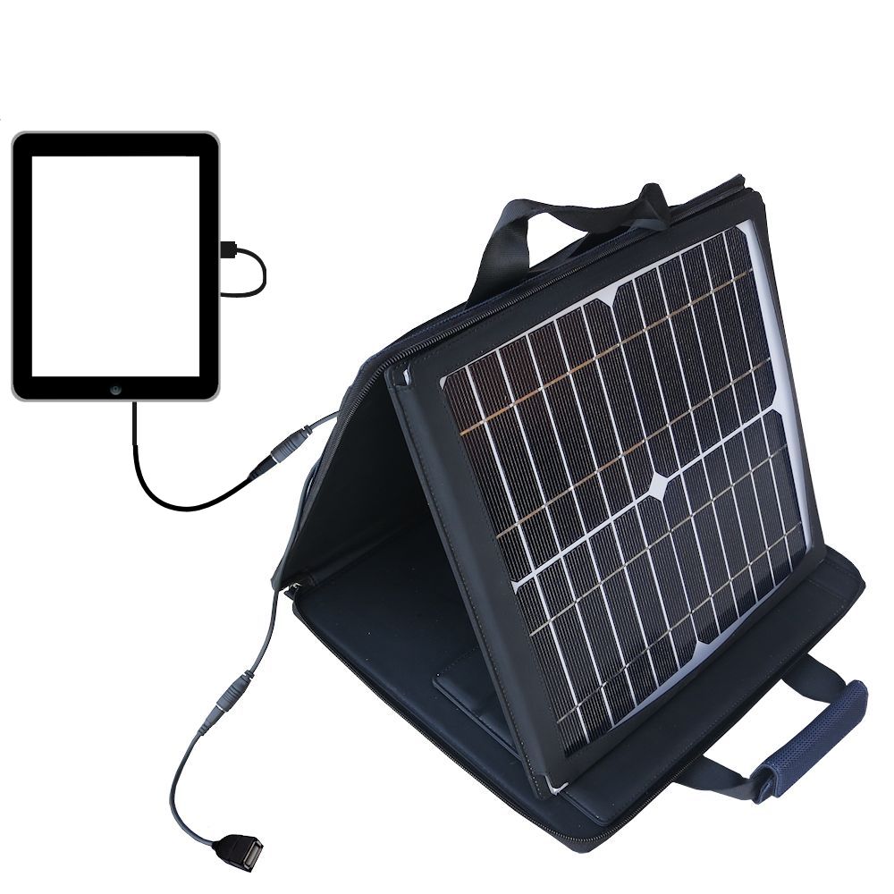 SunVolt Solar Charger compatible with the Azpen A820 and one other device - charge from sun at wall outlet-like speed