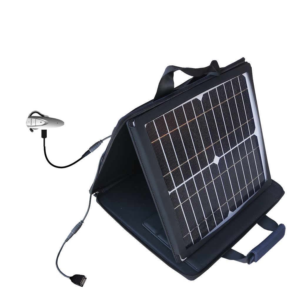 SunVolt Solar Charger compatible with the BenQ hhb 505 515 535 and one other device - charge from sun at wall outlet-like speed