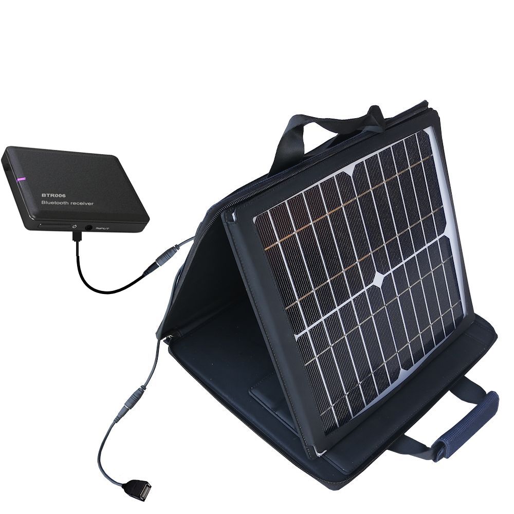 SunVolt Solar Charger compatible with the Britelink BTR-001 and one other device - charge from sun at wall outlet-like speed