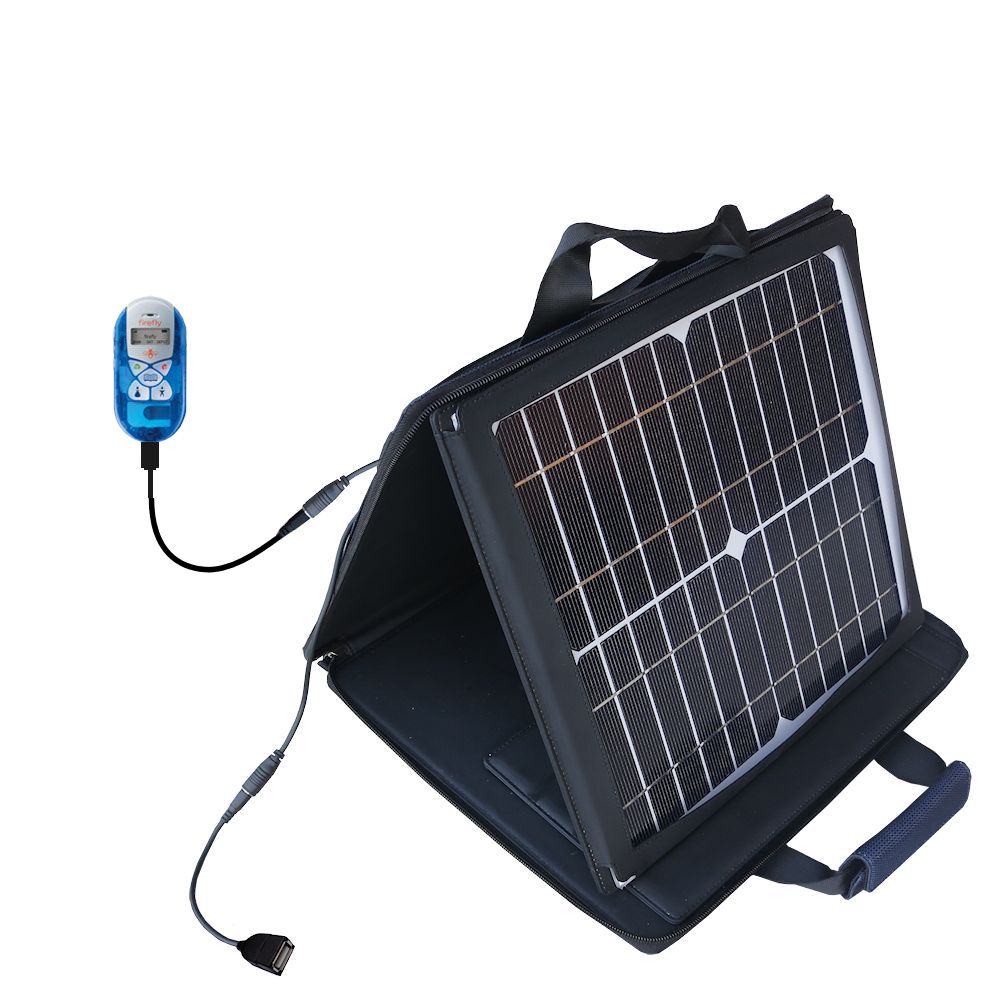 SunVolt Solar Charger compatible with the Cingular Firefly and one other device - charge from sun at wall outlet-like speed