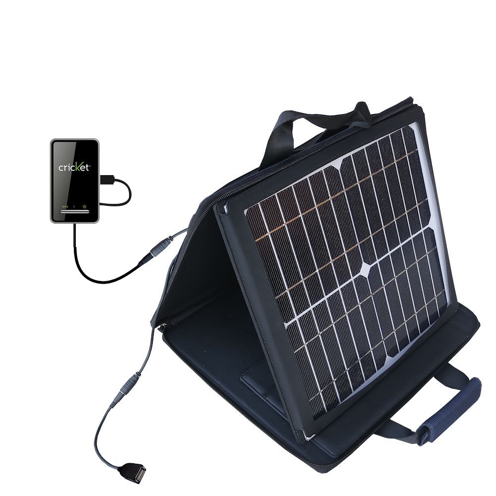 SunVolt Solar Charger compatible with the Cricket  Crosswave and one other device - charge from sun at wall outlet-like speed