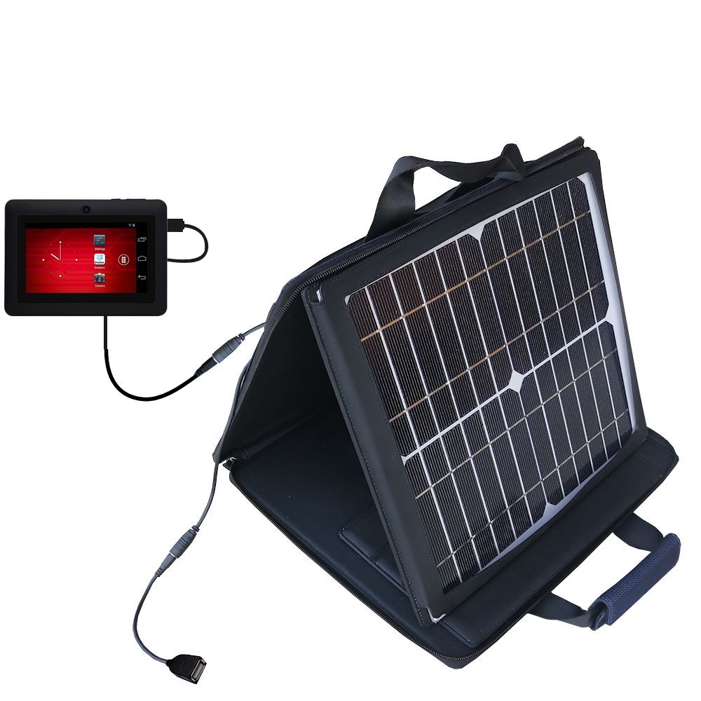 SunVolt Solar Charger compatible with the D2 D2-430 and one other device - charge from sun at wall outlet-like speed