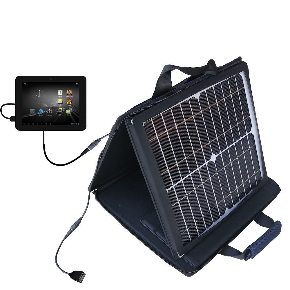 SunVolt Solar Charger compatible with the D2 D2-721G and one other device - charge from sun at wall outlet-like speed