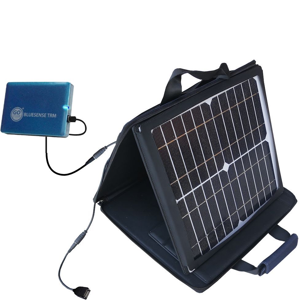 SunVolt Solar Charger compatible with the GOgroove BlueSense TRM and one other device - charge from sun at wall outlet-like speed