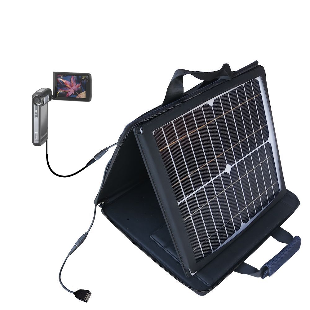 SunVolt Solar Charger compatible with the Insignia NS-DCC5HB09 and one other device - charge from sun at wall outlet-like speed