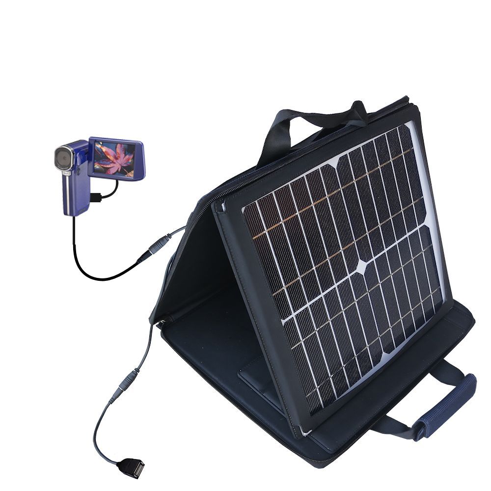SunVolt Solar Charger compatible with the Insignia NS-DV720P and one other device - charge from sun at wall outlet-like speed
