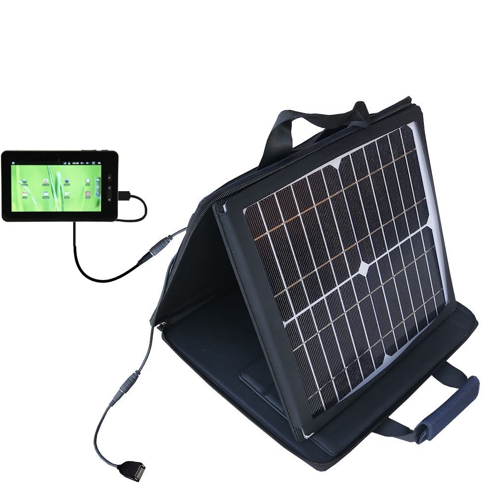 SunVolt Solar Charger compatible with the iView 760TPC and one other device - charge from sun at wall outlet-like speed