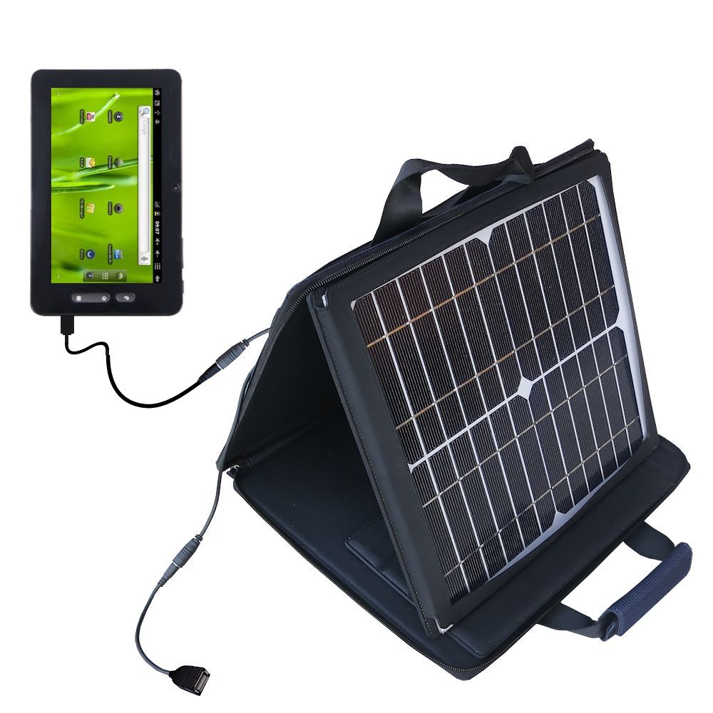 SunVolt Solar Charger compatible with the Maylong M-285/ M-290 and one other device - charge from sun at wall outlet-like speed