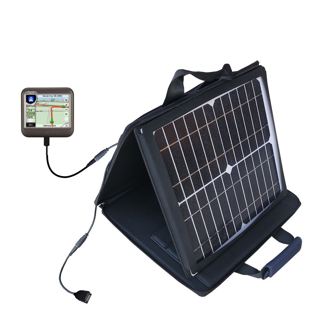 SunVolt Solar Charger compatible with the Mio C230 and one other device - charge from sun at wall outlet-like speed