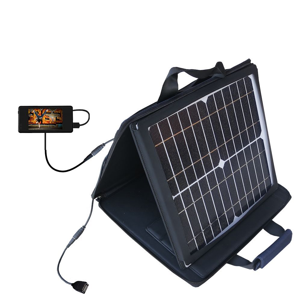 SunVolt Solar Charger compatible with the Nextar MA809 and one other device - charge from sun at wall outlet-like speed