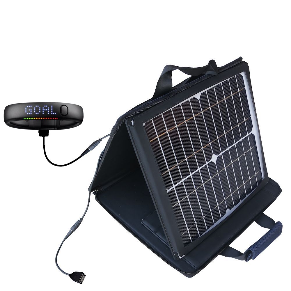 SunVolt Solar Charger compatible with the Nike Fuelband SE and one other device - charge from sun at wall outlet-like speed