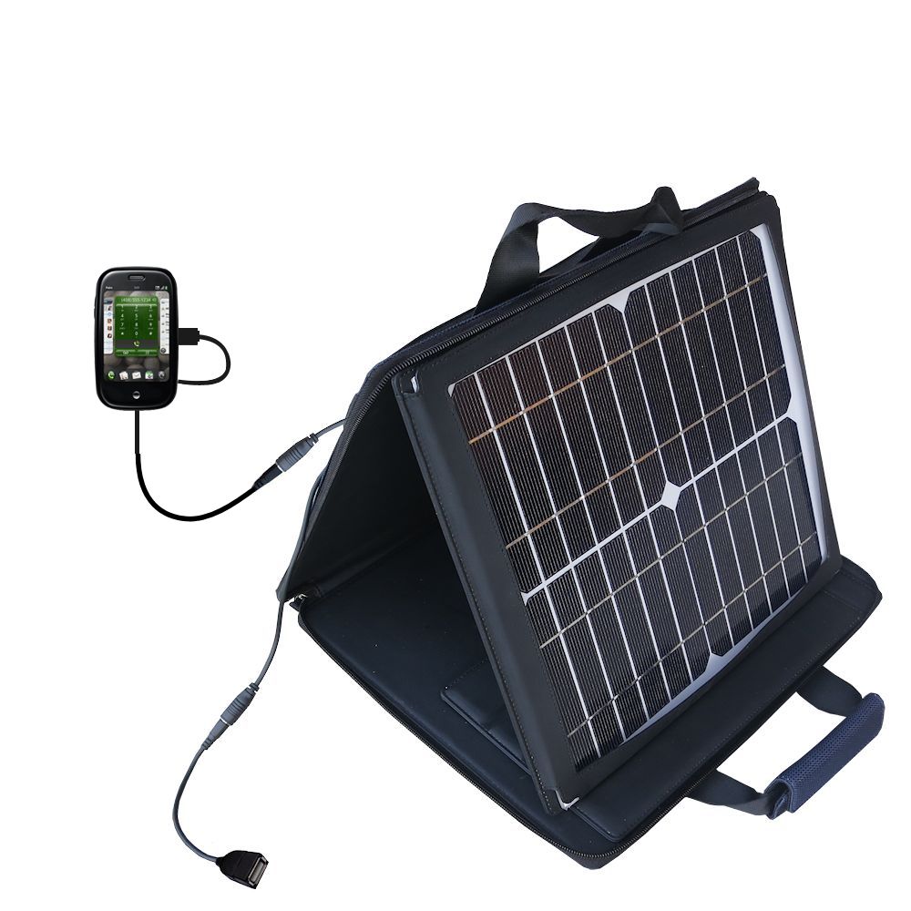 SunVolt Solar Charger compatible with the Palm Palm Pre and one other device - charge from sun at wall outlet-like speed