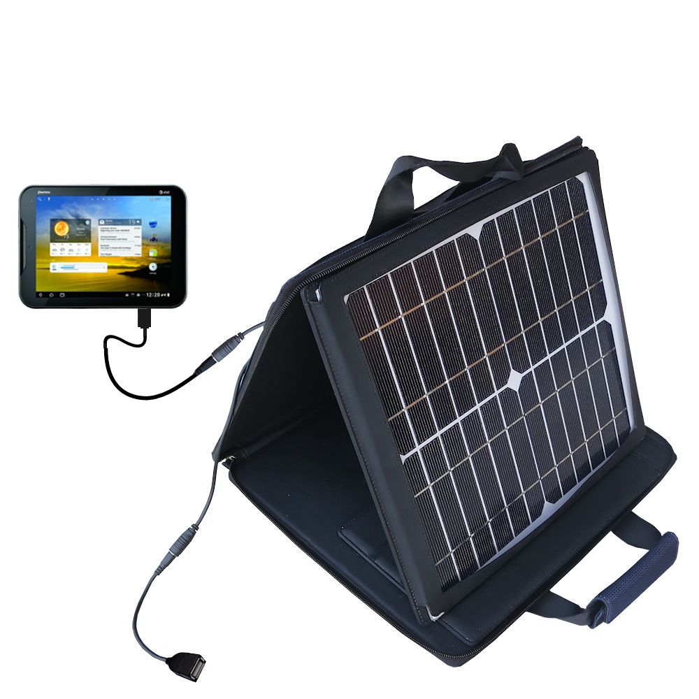 SunVolt Solar Charger compatible with the Pantech Element and one other device - charge from sun at wall outlet-like speed