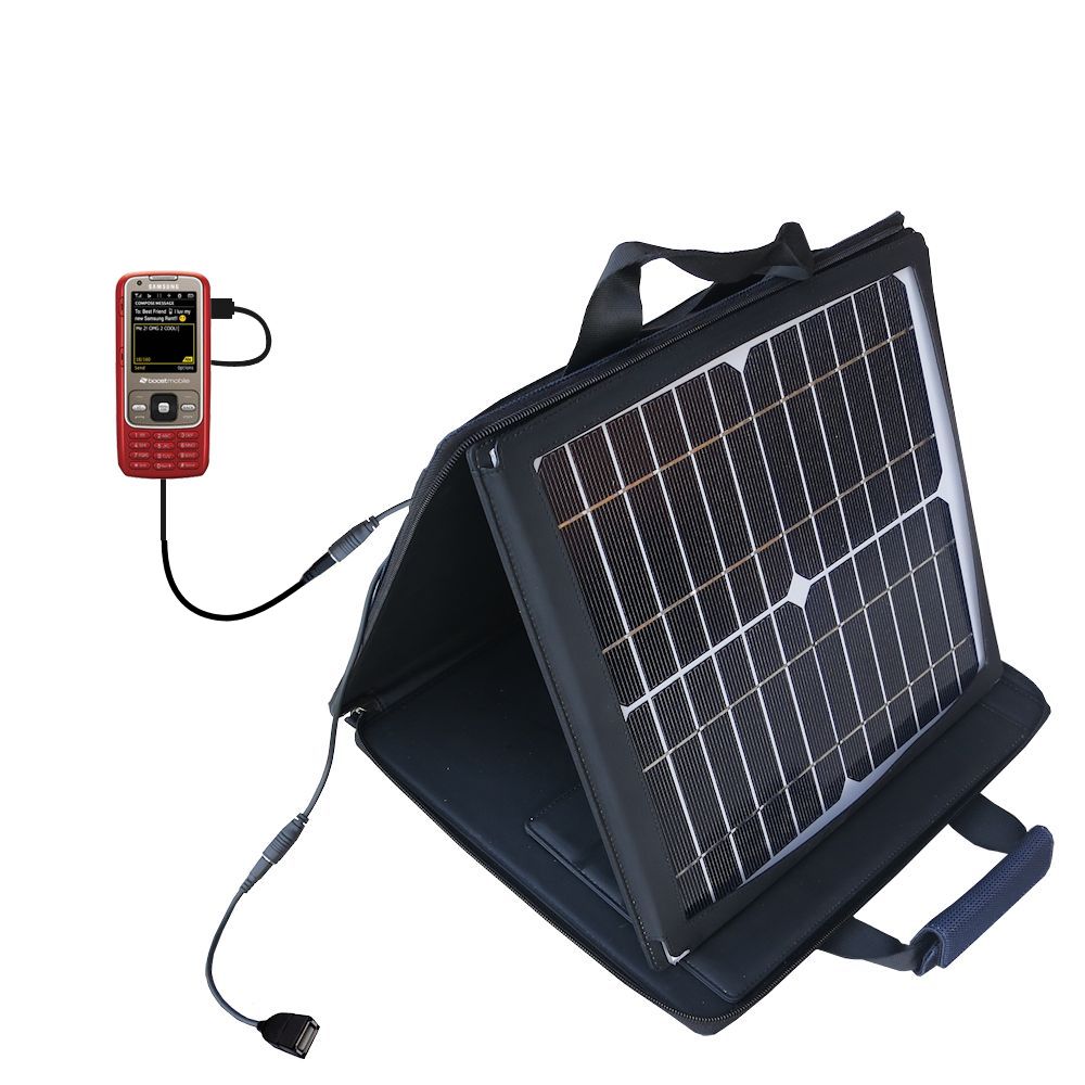 SunVolt Solar Charger compatible with the Samsung Rant and one other device - charge from sun at wall outlet-like speed