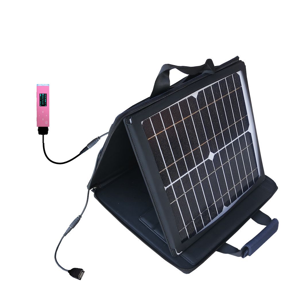 SunVolt Solar Charger compatible with the Samsung U3 and one other device - charge from sun at wall outlet-like speed