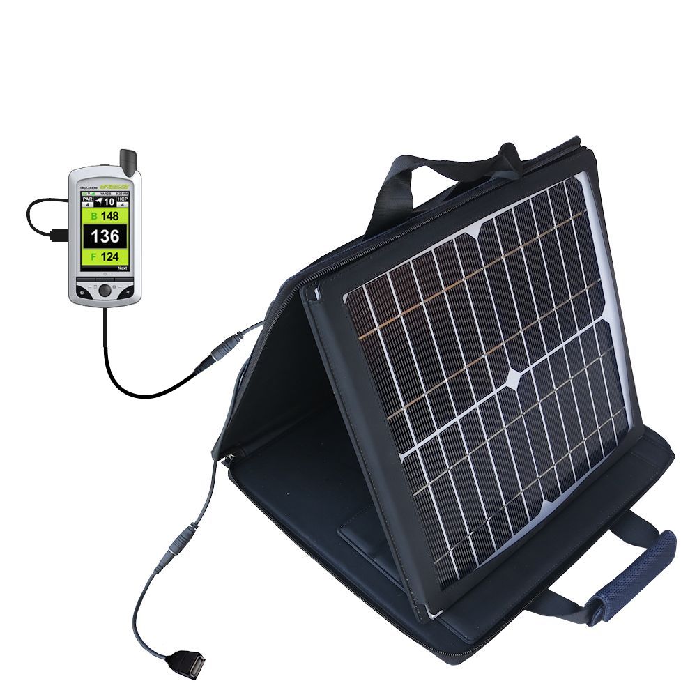 SunVolt Solar Charger compatible with the SkyGolf Breeze and one other device - charge from sun at wall outlet-like speed